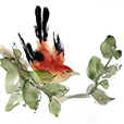 Bird&Leaves1