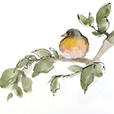 Bird&Leaves4