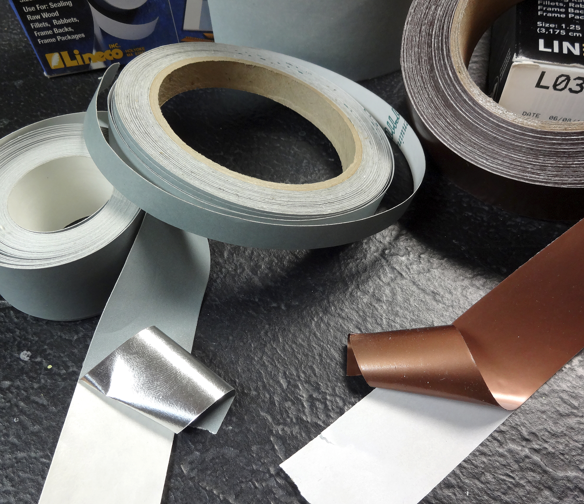 Lineco Self-Adhesive Gray Frame Sealing Tape