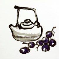 Teapot&Grapes